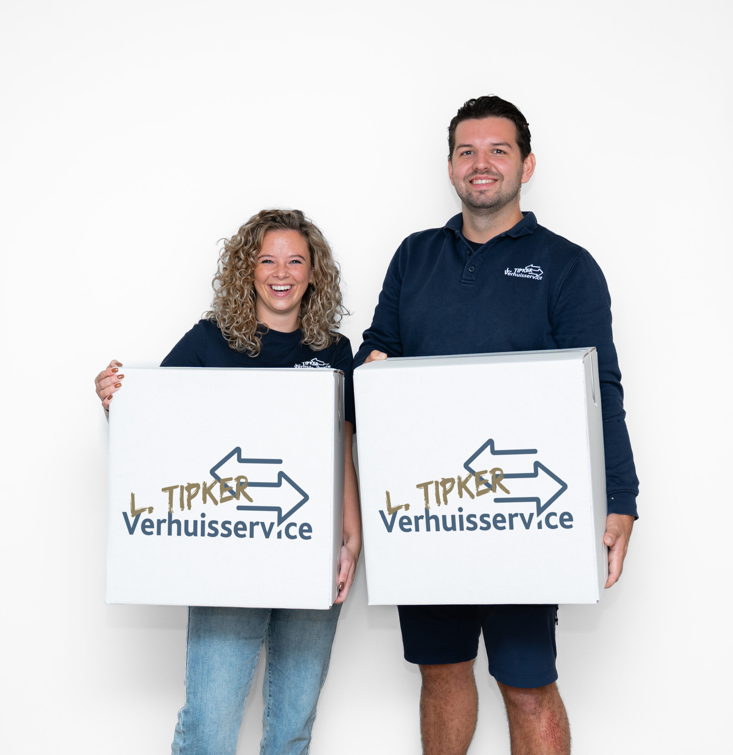 Verhuisservice team aan het werk